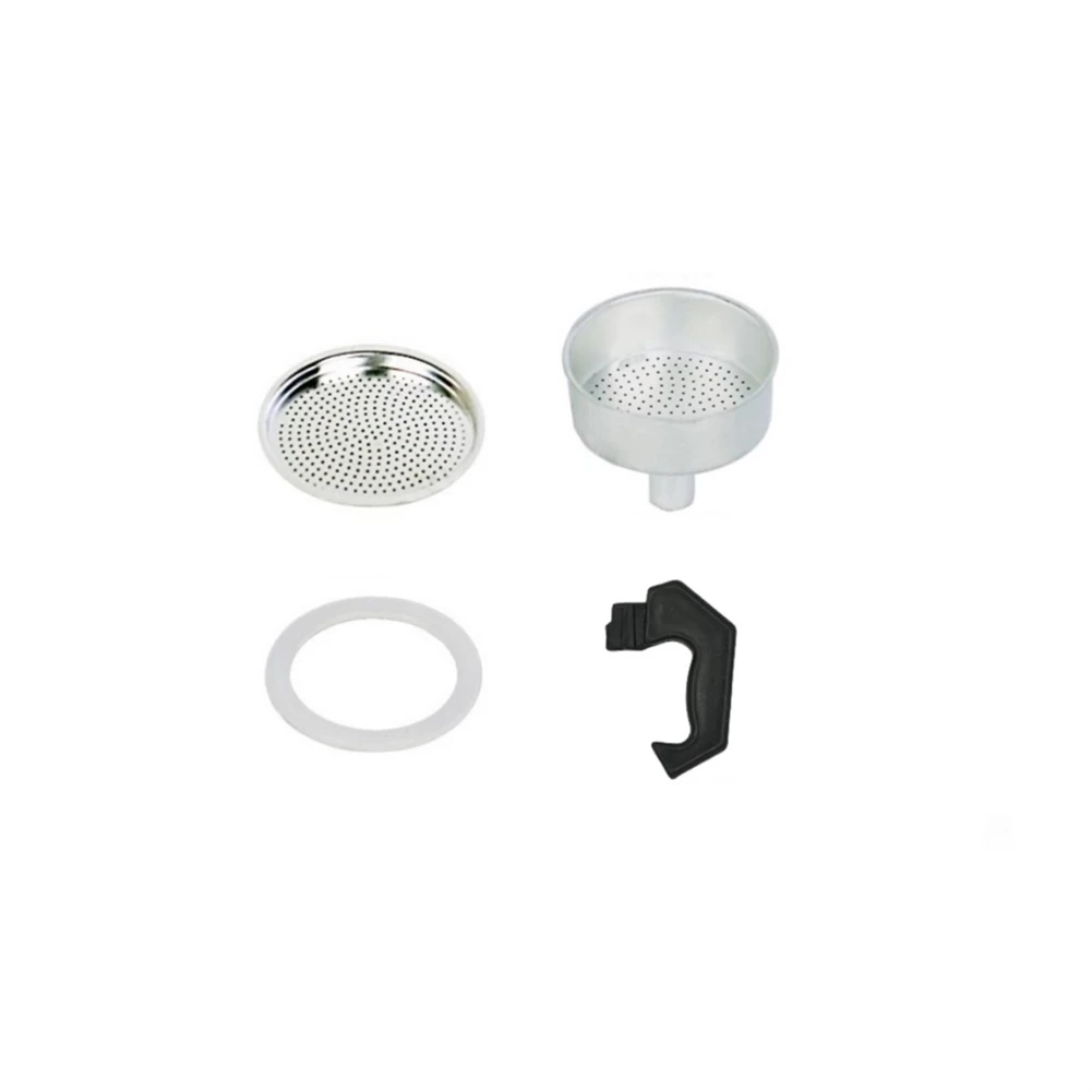 Upgrade Your Espresso Coffee Moka Pot Accessories with Durable Replacement Parts Handle Gasket Seal Funnel Filter
Upgrade Your Espresso Coffee Moka Pot Accessories with Durable Replacement Parts Handle Gasket Seal Funnel Filter