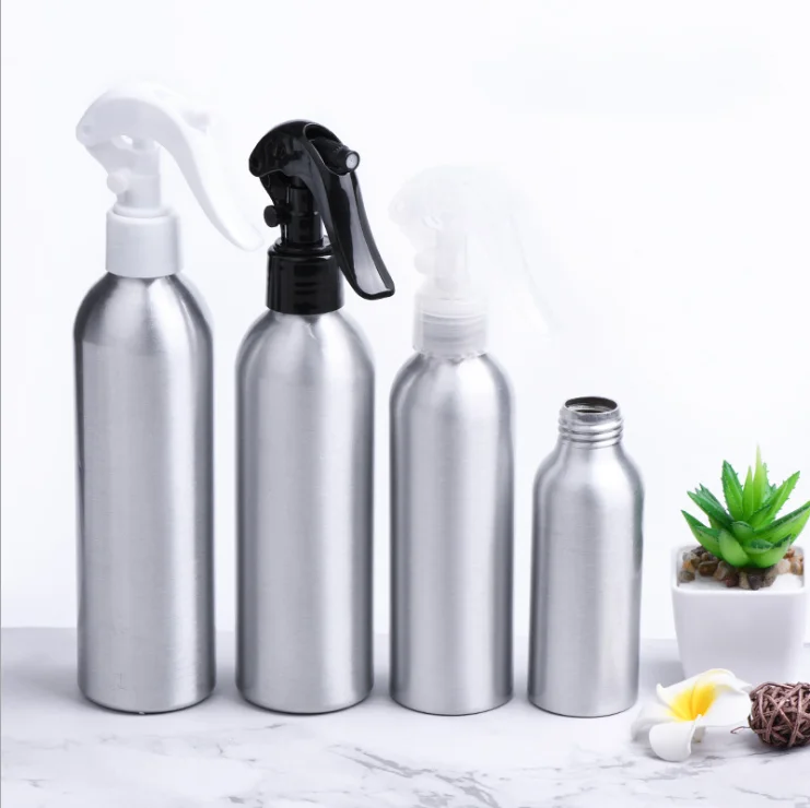 Wholesale 30/50/100/120/150/250ml Empty Aluminium Bottle with Trigger Sprayer Disinfectant Toner Hairdressing Beauty Tool Silver
Wholesale 30/50/100/120/150/250ml Empty Aluminium Bottle with Trigger Sprayer Disinfectant Toner Hairdressing Beauty Tool Silver