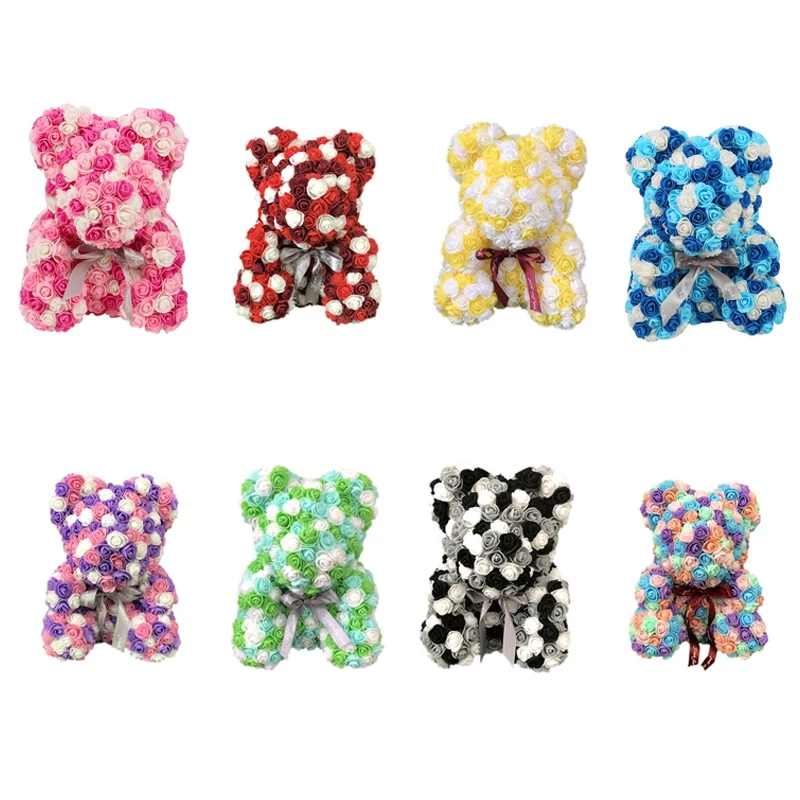 40Cm Bear Of Roses Colors Artificial Flowers Home Wedding Festival DIY Cheap Wedding Decoration Gift Box Wreath Crafts
40Cm Bear Of Roses Colors Artificial Flowers Home Wedding Festival DIY Cheap Wedding Decoration Gift Box Wreath Crafts