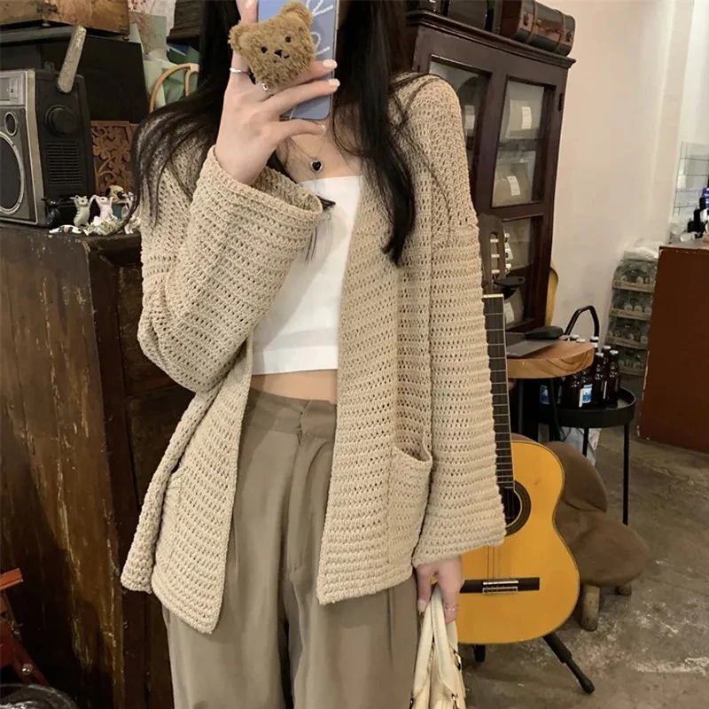 Yasuk Spring Summer Casual T-Shirts Women's Slim Loose Top Sun Protective Clothing Coat Gentle Temperament Hollow Out Pocket
Yasuk Spring Summer Casual T-Shirts Women's Slim Loose Top Sun Protective Clothing Coat Gentle Temperament Hollow Out Pocket