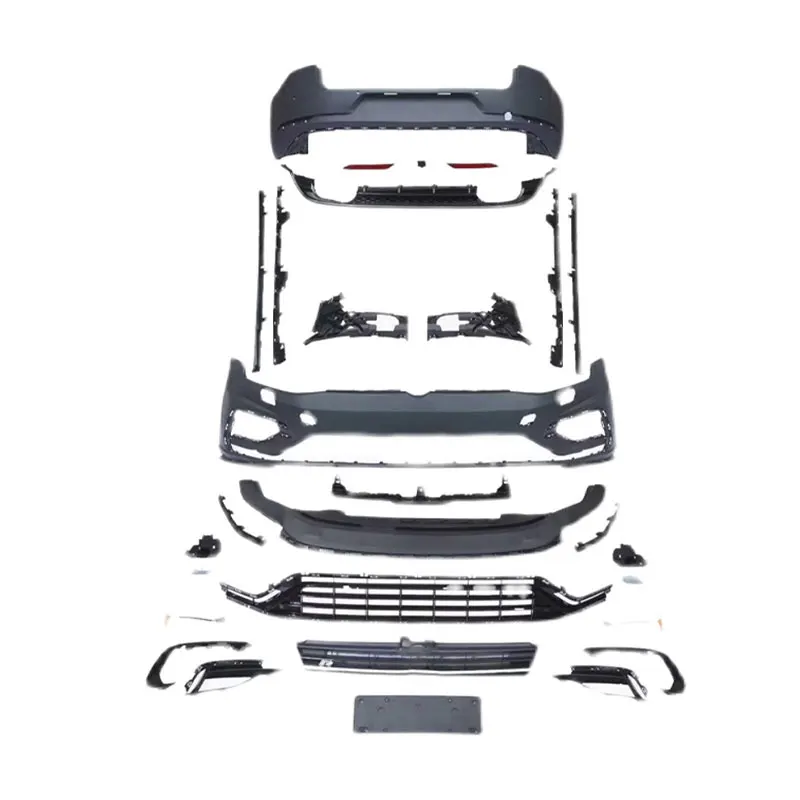 

Лидер продаж, автомобильные бамперы FULI для Volkswagen golf 7 golf 7,5 Upgrade R, комплект кузова в стиле R, боковые юбки и Решетка переднего и заднего бампера