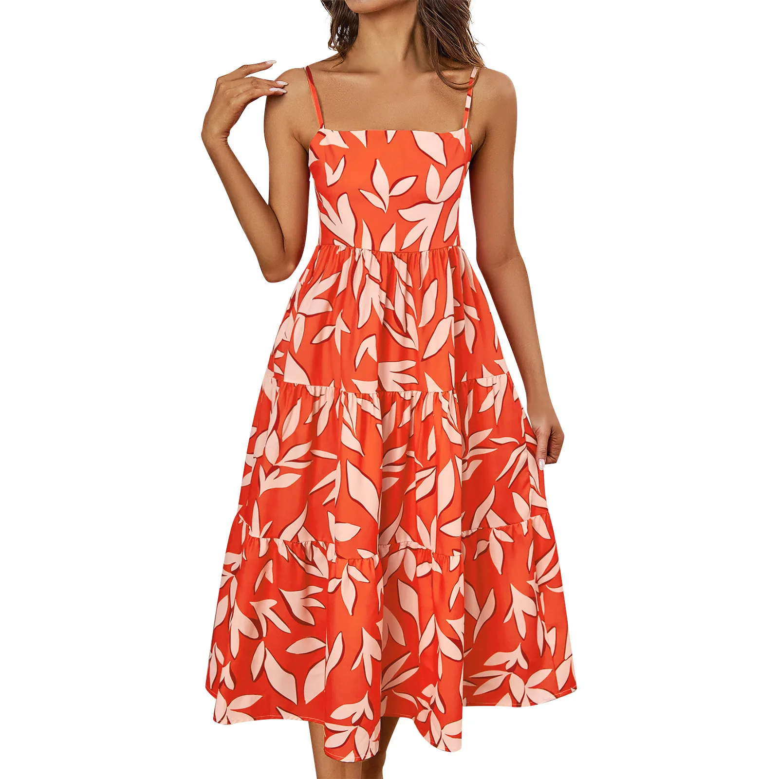 Women's Fashion Sexy Solid Color Sleeveless Strap Dress Women's Dress Long Dress Summer Temperament Dresses vestidos femenino
Women's Fashion Sexy Solid Color Sleeveless Strap Dress Women's Dress Long Dress Summer Temperament Dresses vestidos femenino