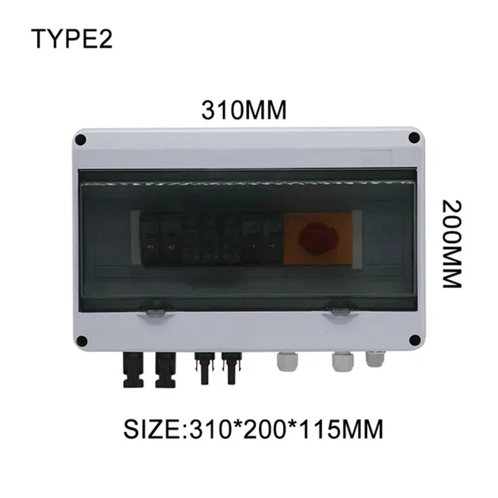 2 In1 Out 1000V PV Combiner Box 310*200*115mm Waterproof Surface Mounted Solar Protections 32A Lsolating Switch Solar Power Part
2 In1 Out 1000V PV Combiner Box 310*200*115mm Waterproof Surface Mounted Solar Protections 32A Lsolating Switch Solar Power Part