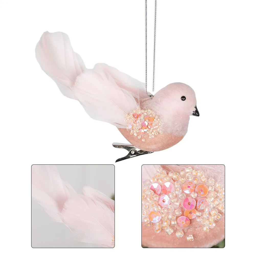 Feather Bird Simulation Feather Foam Artificial Bird Pink Pendant Figurines Home Table Garden Hanging Decoration Gift Realistic
Feather Bird Simulation Feather Foam Artificial Bird Pink Pendant Figurines Home Table Garden Hanging Decoration Gift Realistic