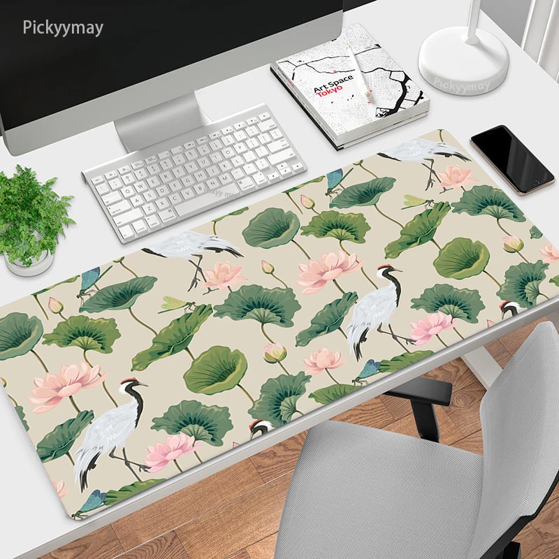 Japanese Art Crane Mousepad Gaming Computer Large Mouse Pad Desk Mat Keyboard XXL Deskpads Waterproof Mausepad80x30 90x40
Japanese Art Crane Mousepad Gaming Computer Large Mouse Pad Desk Mat Keyboard XXL Deskpads Waterproof Mausepad80x30 90x40