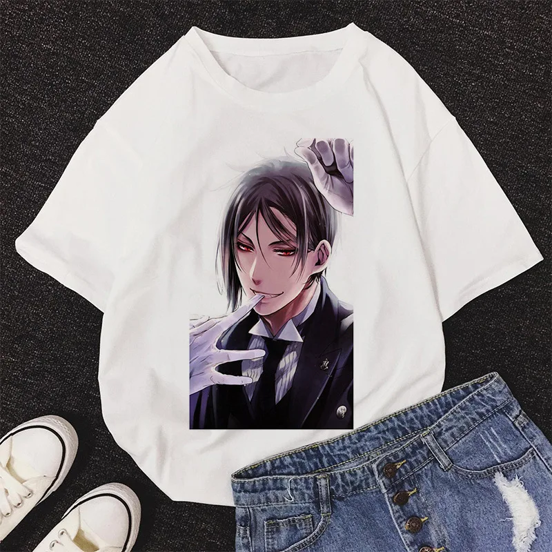 Black Butler Women T-shirt Harajuku Short Sleeve T Shirt Female Fashion 2023 Summer Girl Streetwear Y2k Clothes Tops Tees
Black Butler Women T-shirt Harajuku Short Sleeve T Shirt Female Fashion 2023 Summer Girl Streetwear Y2k Clothes Tops Tees