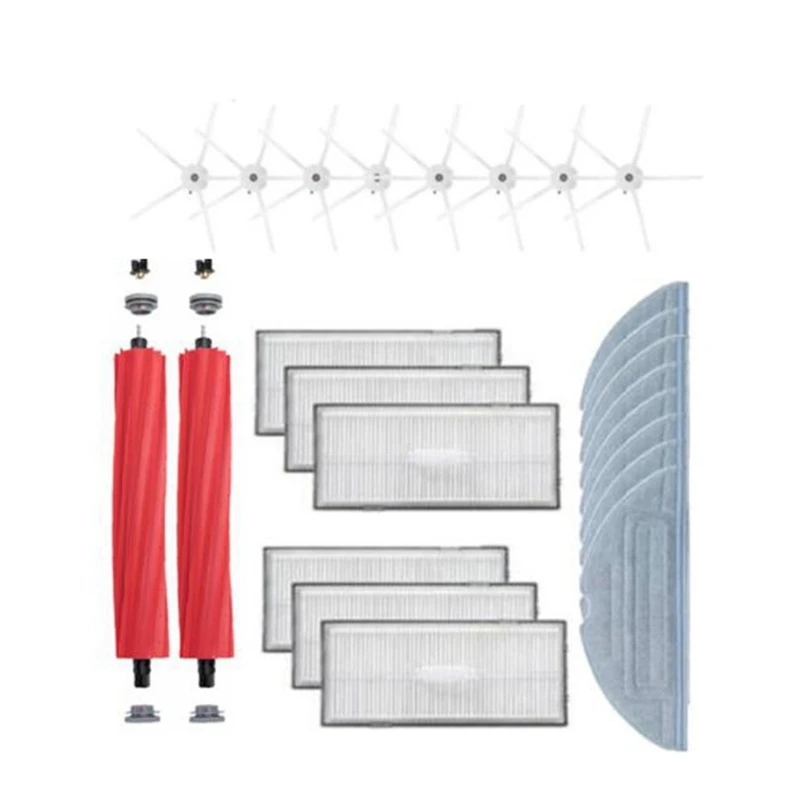 Запчасти для пылесоса Roborock S7 T7S T7S PLUS, фильтр НЕРА, съемная резиновая основная боковая щетка, насадка на швабру
Запчасти для пылесоса Roborock S7 T7S T7S PLUS, фильтр НЕРА, съемная резиновая основная боковая щетка, насадка на швабру