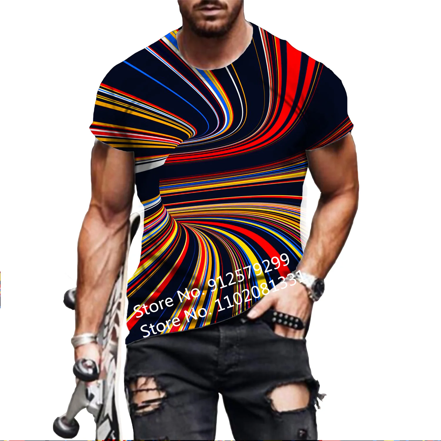 2022 New Fashion Optical Vertigo Hypnosis 3d T Shirt Men/Women Round Neck Casual Run Short Sleeve Sports T-shirt
2022 New Fashion Optical Vertigo Hypnosis 3d T Shirt Men/Women Round Neck Casual Run Short Sleeve Sports T-shirt
