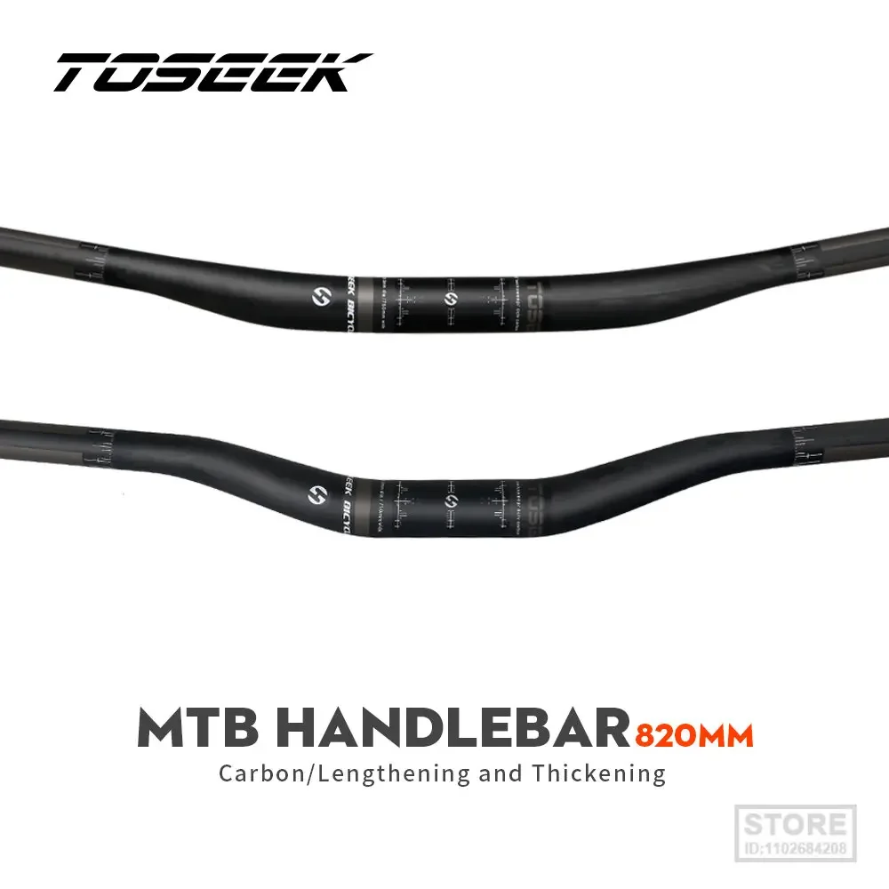 TOSEEK Bicycle Handlebar Carbon AM DH MTB 820mm Off-road Extension Swallow Shaped 31.8mm Parts
TOSEEK Bicycle Handlebar Carbon AM DH MTB 820mm Off-road Extension Swallow Shaped 31.8mm Parts