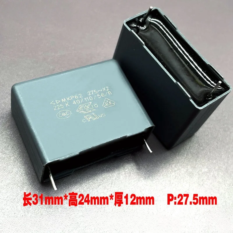 10 шт. FARA Xiamen Fara MKP 2,2 uf 225 2u2 305v 275v X2 защитный пленочный конденсатор P28
10 шт. FARA Xiamen Fara MKP 2,2 uf 225 2u2 305v 275v X2 защитный пленочный конденсатор P28