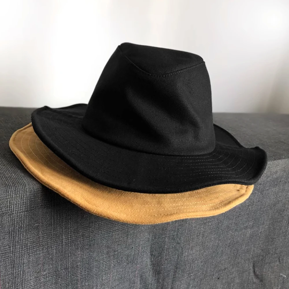 Шляпа Yohji Yamamoto Black Dun, Солнцезащитная шапка, мужские и женские шляпы, летняя большая шапка-корсет, дорожная Солнцезащитная рыболовная шляпа
Шляпа Yohji Yamamoto Black Dun, Солнцезащитная шапка, мужские и женские шляпы, летняя большая шапка-корсет, дорожная Солнцезащитная рыболовная шляпа