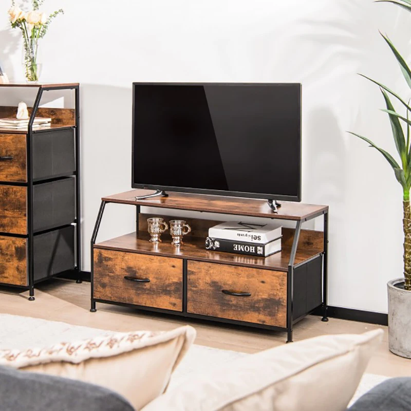 Multifunctional TV Stand Dresser Organizer with 2 Storage Drawer and Open Shelves Living Room Tv Cabinet Storage Cabinet Rack
Multifunctional TV Stand Dresser Organizer with 2 Storage Drawer and Open Shelves Living Room Tv Cabinet Storage Cabinet Rack