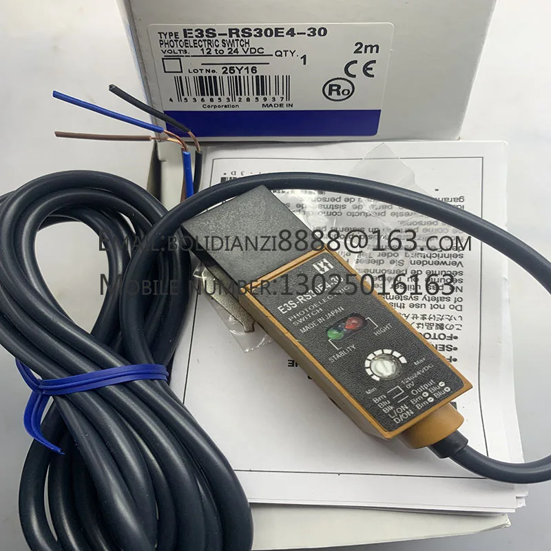New photoelectric switch sensor E3S-RS30E4-30 E3S-RS30E42-30 E3S-RS30E4 One year warranty In stock
New photoelectric switch sensor E3S-RS30E4-30 E3S-RS30E42-30 E3S-RS30E4 One year warranty In stock