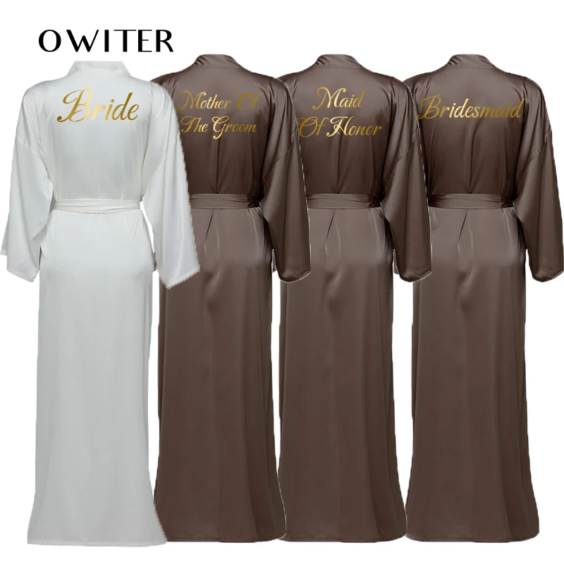 Bridesmaid Robes Bride Robe Satin Chiffon Robes Women Wedding Long Robe Bathrobe Brown Robe Satin Robe
Bridesmaid Robes Bride Robe Satin Chiffon Robes Women Wedding Long Robe Bathrobe Brown Robe Satin Robe