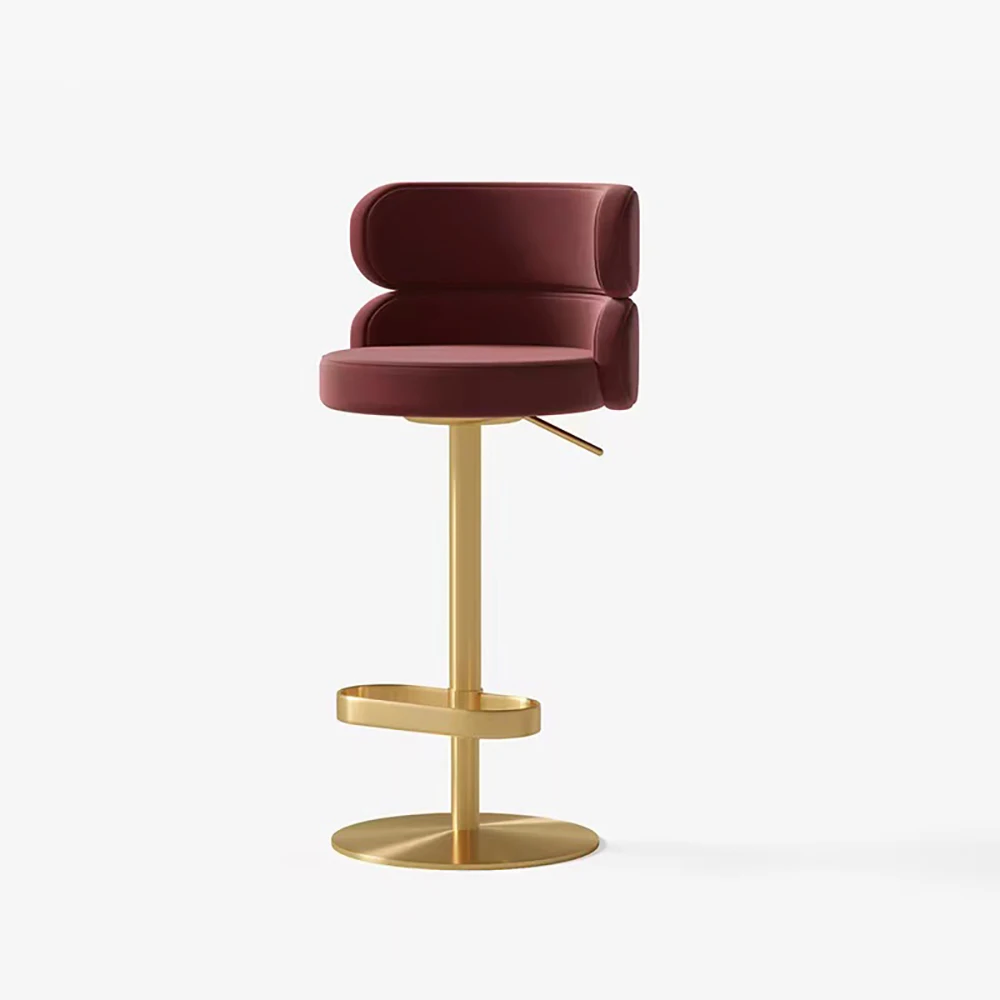 Luxury Stainless Steel Bar Lift Rotating Backrest High Stool Home Modern Hotel Front Desk Bar Chair
Luxury Stainless Steel Bar Lift Rotating Backrest High Stool Home Modern Hotel Front Desk Bar Chair