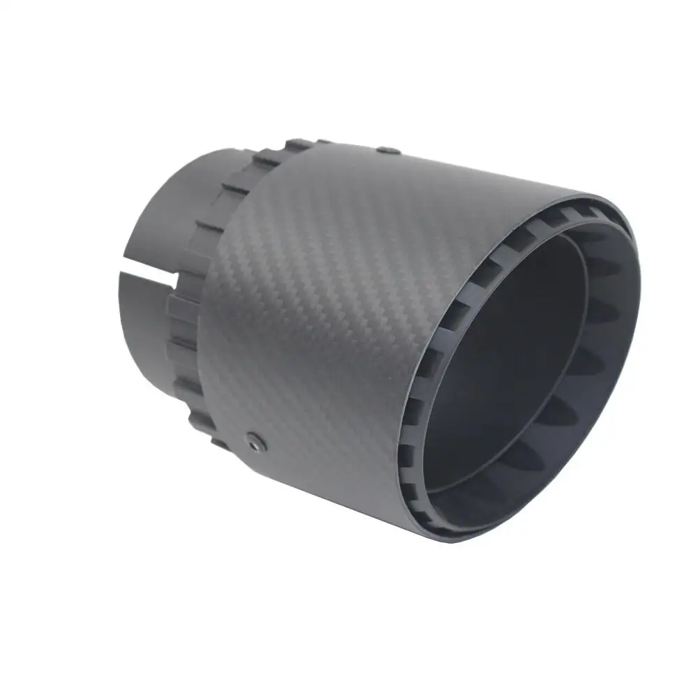 Car Modification Black Exhaust Pipe Tail Throat Aluminum Alloy With Matt Carbon Fiber Exhaust Tips
Car Modification Black Exhaust Pipe Tail Throat Aluminum Alloy With Matt Carbon Fiber Exhaust Tips