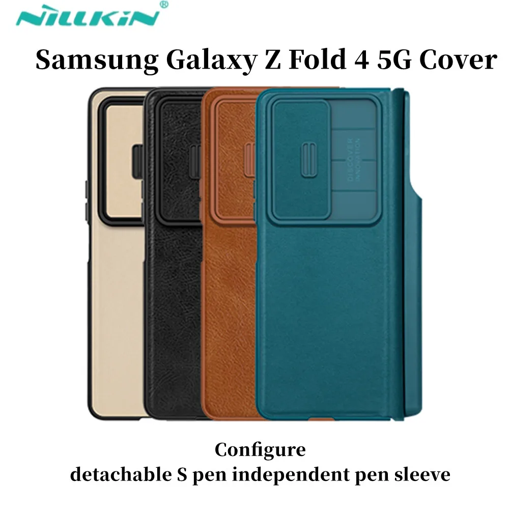 NILLKIN For Samsung Galaxy Z Fold 4 5G Case PU Leather Case With Stylus S-Pen Pocket Protection Cover All-inclusive Anti-Drop
NILLKIN For Samsung Galaxy Z Fold 4 5G Case PU Leather Case With Stylus S-Pen Pocket Protection Cover All-inclusive Anti-Drop