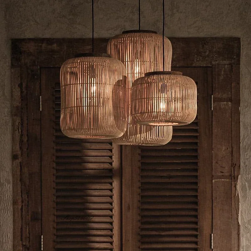 New Wabi-sabi Style Pendant Lights Chinese Retro Chandeliers Dining Room Living Room Restaurant Decor Homestay Rattan Hang Lamps
New Wabi-sabi Style Pendant Lights Chinese Retro Chandeliers Dining Room Living Room Restaurant Decor Homestay Rattan Hang Lamps