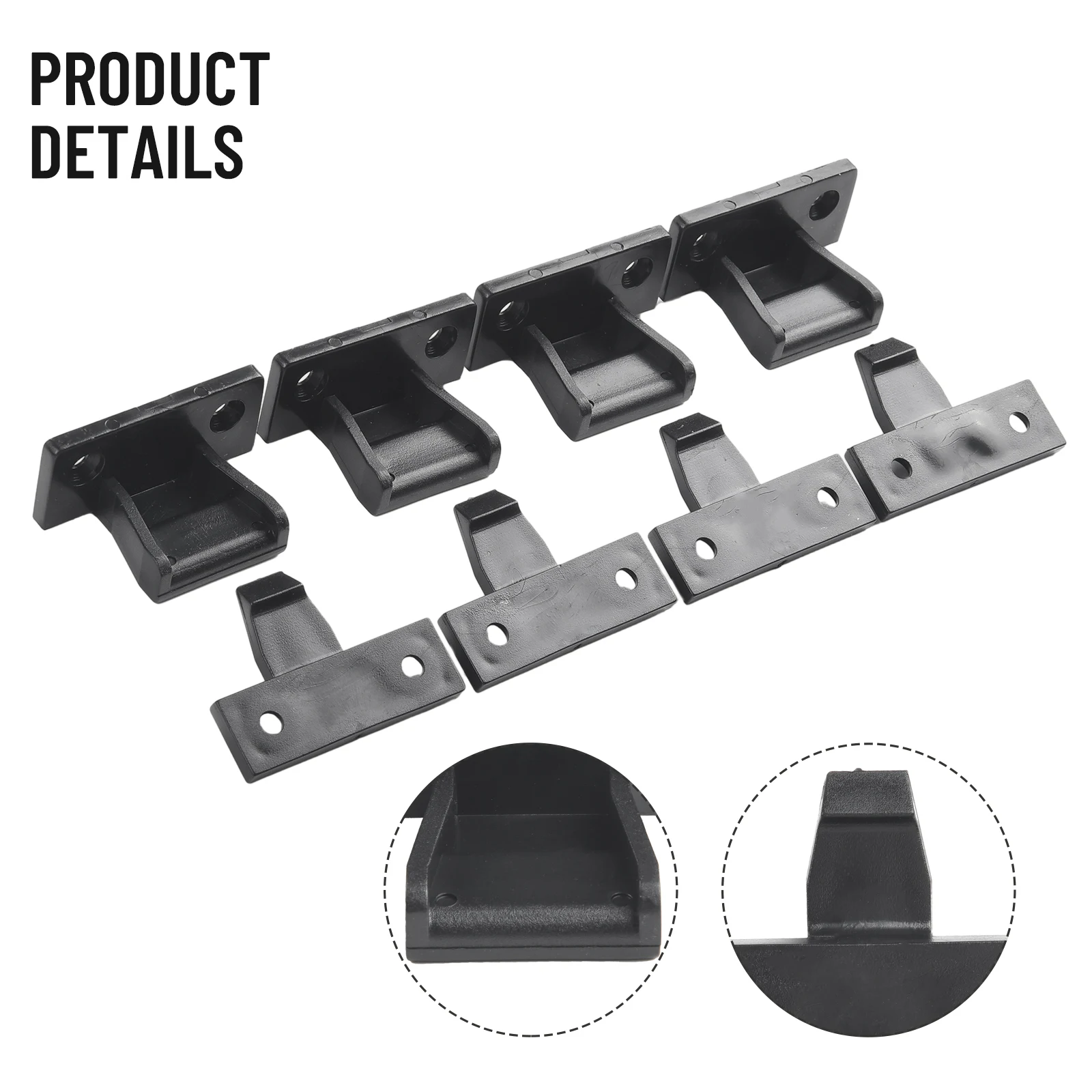 Buckle Bracket Home Tool Parts Kitchen Accessories Cabinets Home Improvement High Quality 4 Pcs ABS Plastic Brand New
Buckle Bracket Home Tool Parts Kitchen Accessories Cabinets Home Improvement High Quality 4 Pcs ABS Plastic Brand New