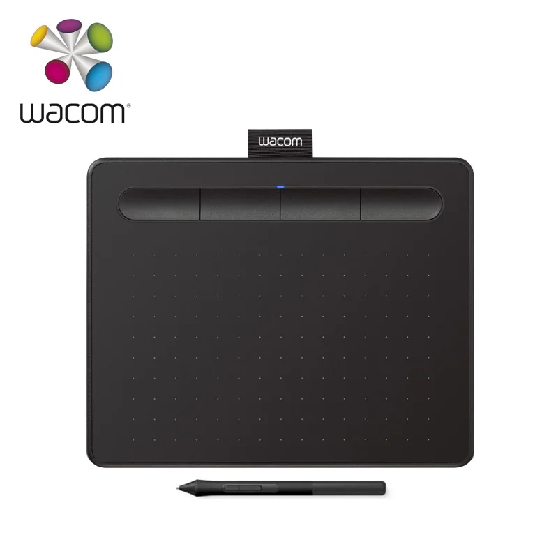 

Wacom Intuos Small CTL-4100 Graphics Drawing Tablet for Teachers Students Creator Compatible with Windows Mac Android Chromebook