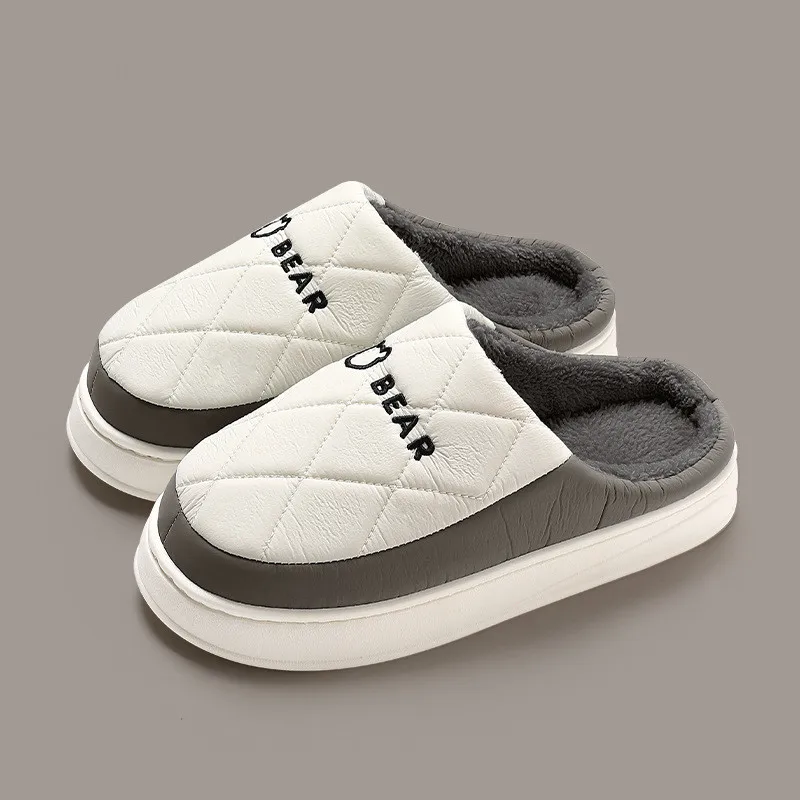 Winter Men Slippers New Warm Home Waterproof Down Cloth Shoes Indoor Bedroom Plush Slipper Thick Sole Non-slip Furry Slides
Winter Men Slippers New Warm Home Waterproof Down Cloth Shoes Indoor Bedroom Plush Slipper Thick Sole Non-slip Furry Slides