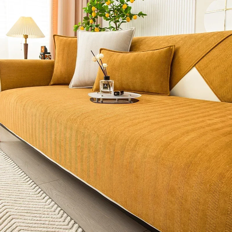Solid Color Chenille Fabric Textures Sofa Cover Universal Non-Slip Couch Cover Universal Sofa Covers Towel for Living Room
Solid Color Chenille Fabric Textures Sofa Cover Universal Non-Slip Couch Cover Universal Sofa Covers Towel for Living Room