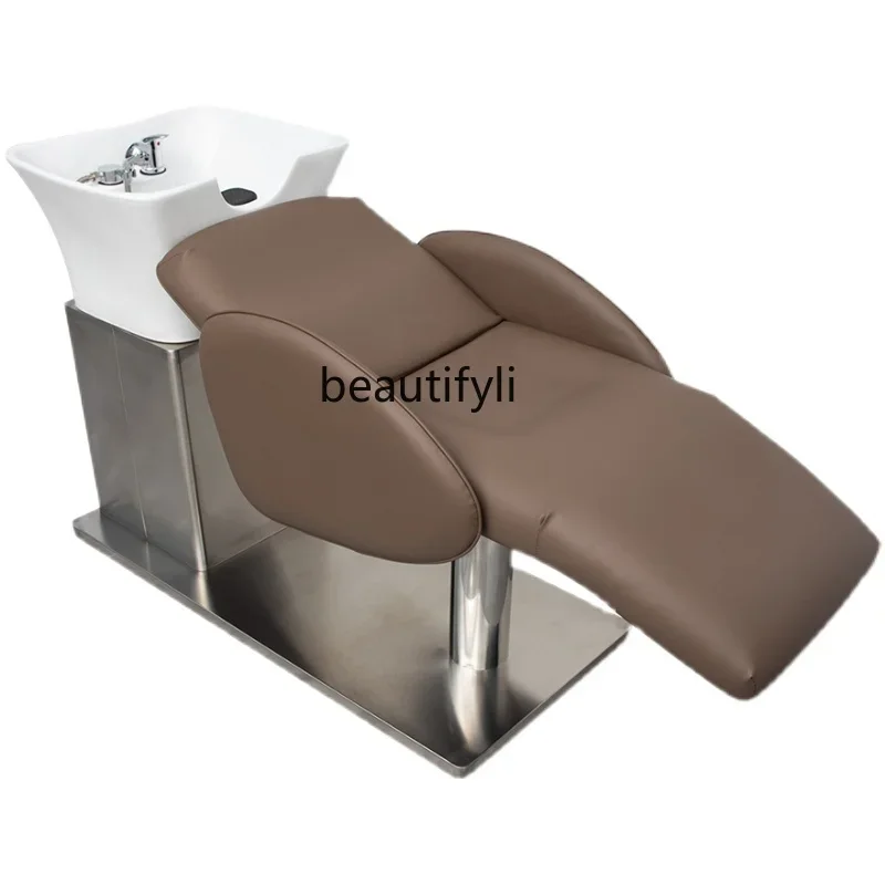 Shampoo Chair Barber Shop Hair Salon Hair Salon Fashion Shampoo Chair Flushing Bed Lying Half
Shampoo Chair Barber Shop Hair Salon Hair Salon Fashion Shampoo Chair Flushing Bed Lying Half