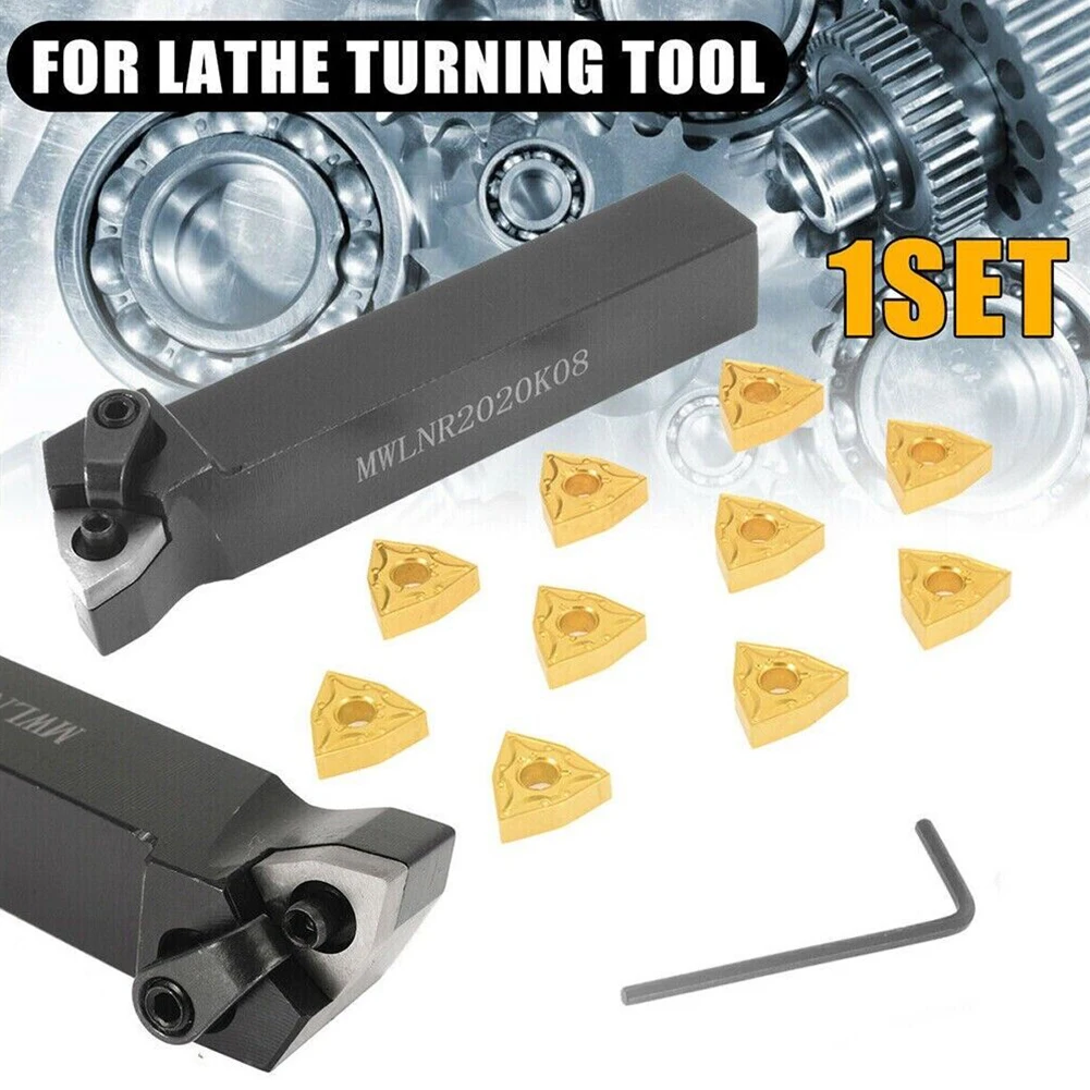 Brand New Turning Tool Holder Indexable Inserts 10pcs 125mm Carbon Steel L3 MWLNR2020K08 Machining Environments
Brand New Turning Tool Holder Indexable Inserts 10pcs 125mm Carbon Steel L3 MWLNR2020K08 Machining Environments