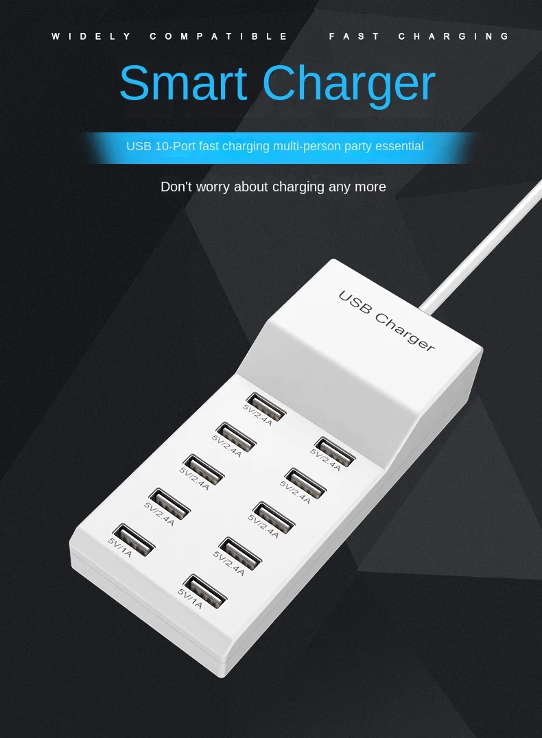 USB Charging Station 10-Ports USB Charging Station 10-Ports