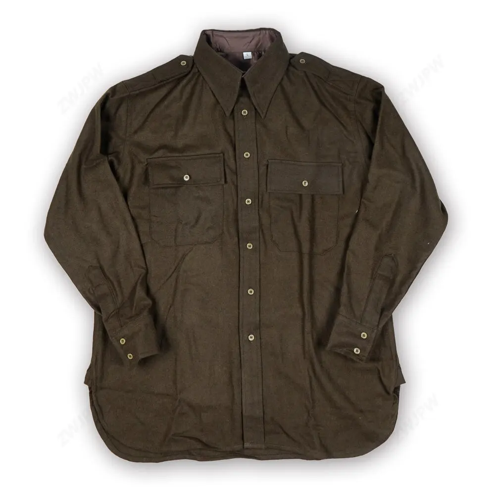 

WW2 Korean American Officers Shirt Flannel Exports Exported To D-day Commemoration High Quality