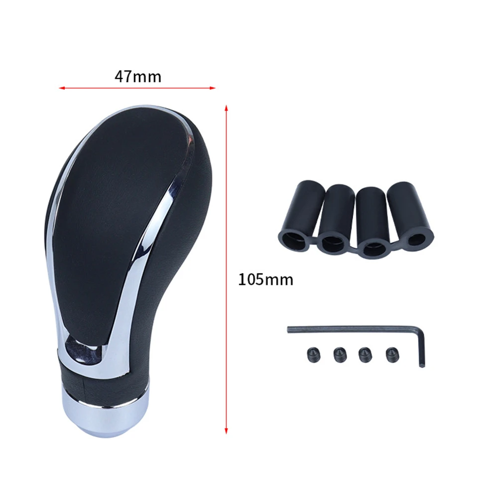 Universal 5 6 Speed Car Leather Aluminum Gear Shift Knob Manual Automatic Transmission Stick Shifter Lever Auto Gearstick AT MT
Universal 5 6 Speed Car Leather Aluminum Gear Shift Knob Manual Automatic Transmission Stick Shifter Lever Auto Gearstick AT MT