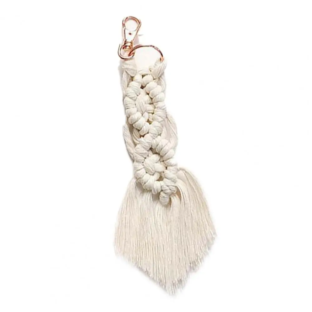 Vintage Macrame Tassel Keychain - Handwoven Boho Charm 6 S96fa209bbd194c6488f267d24dd5f5530