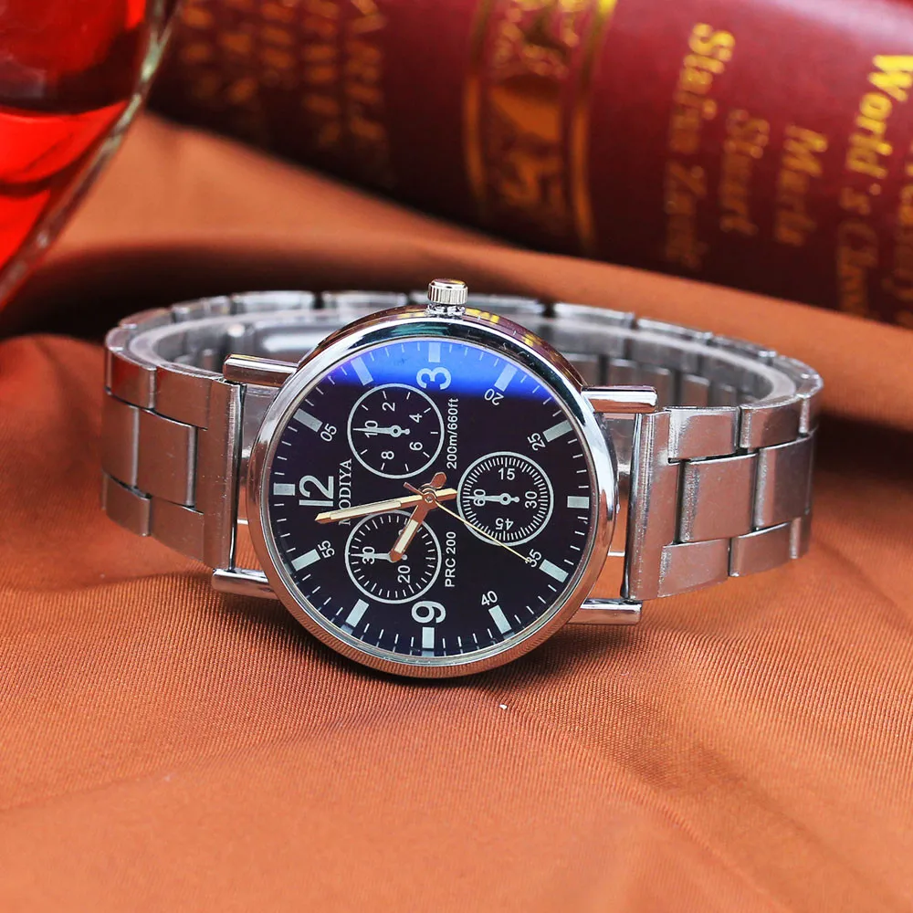 

Мужские Роскошные водонепроницаемые кварцевые часы с несколькими часовыми поясами со стальным браслетом, мужские спортивные часы для отдыха, мужские часы ведущего бренда