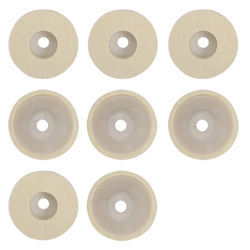 

Набор из 8 шлифовальных дисков, полировальный диск для шерсти 100 мм, шлифовальный диск для шерсти, 4-дюймовый шлифовальный станок