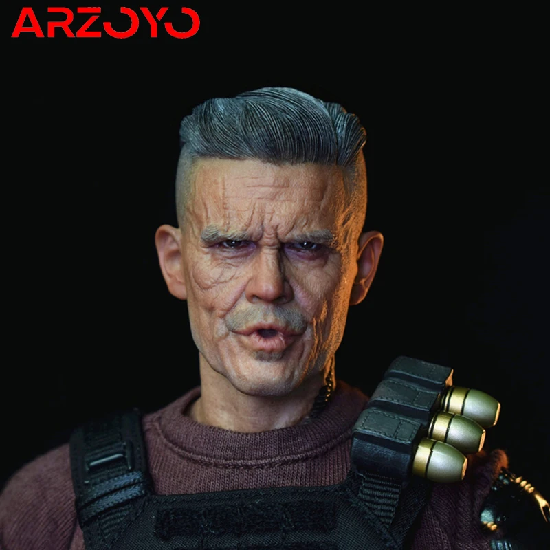 BY-ART BY-T11 1/6 Cable Josh James Brolin Head Sculpt with Lightable Left Eye Head Carving Fit 12'' Male Soldier Action Figure
BY-ART BY-T11 1/6 Cable Josh James Brolin Head Sculpt with Lightable Left Eye Head Carving Fit 12'' Male Soldier Action Figure