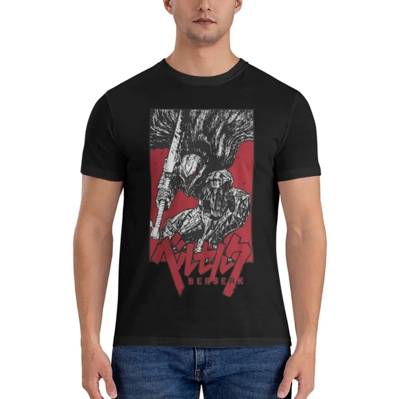 Футболка с логотипом Berserk, Женская Мужская рубашка, модная черная футболка с коротким рукавом
Футболка с логотипом Berserk, Женская Мужская рубашка, модная черная футболка с коротким рукавом