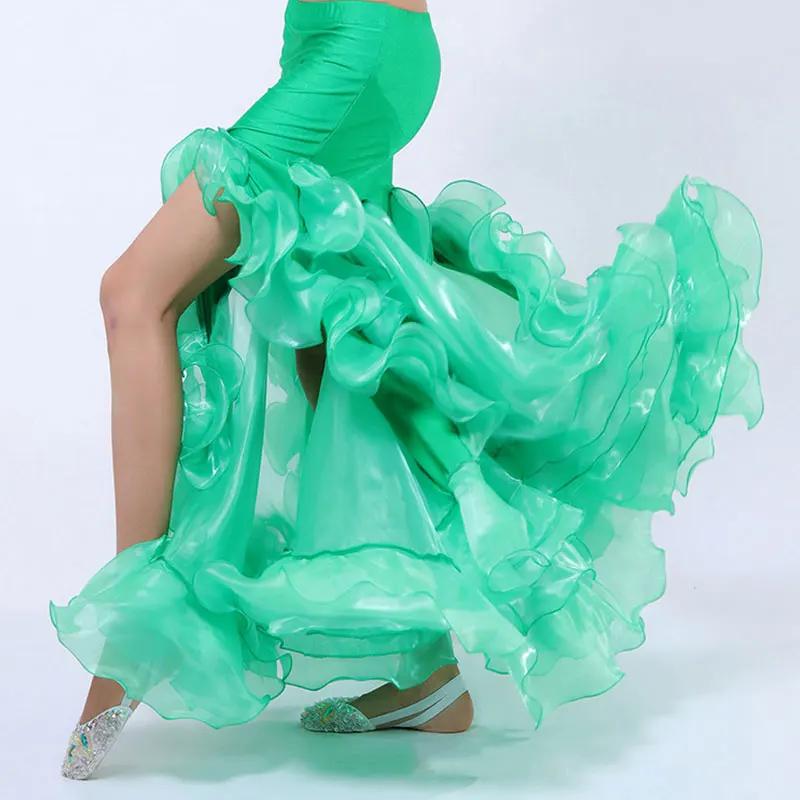 Adult Women Elegant Belly Dance Wrap Skirt Sexy Spilt Spanish Korean Dancing Lesson Wear Costume Dress Practice Clothes Suits
Adult Women Elegant Belly Dance Wrap Skirt Sexy Spilt Spanish Korean Dancing Lesson Wear Costume Dress Practice Clothes Suits