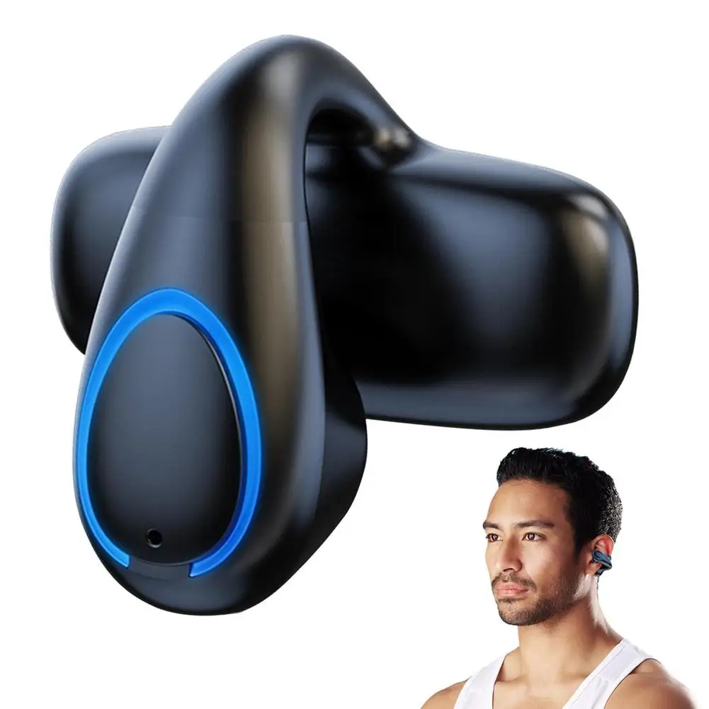 X33 Clip On Open Ear Headphones Painless Bone Conduction Bluetooth-compatible Headset Sports Earphones
X33 Clip On Open Ear Headphones Painless Bone Conduction Bluetooth-compatible Headset Sports Earphones