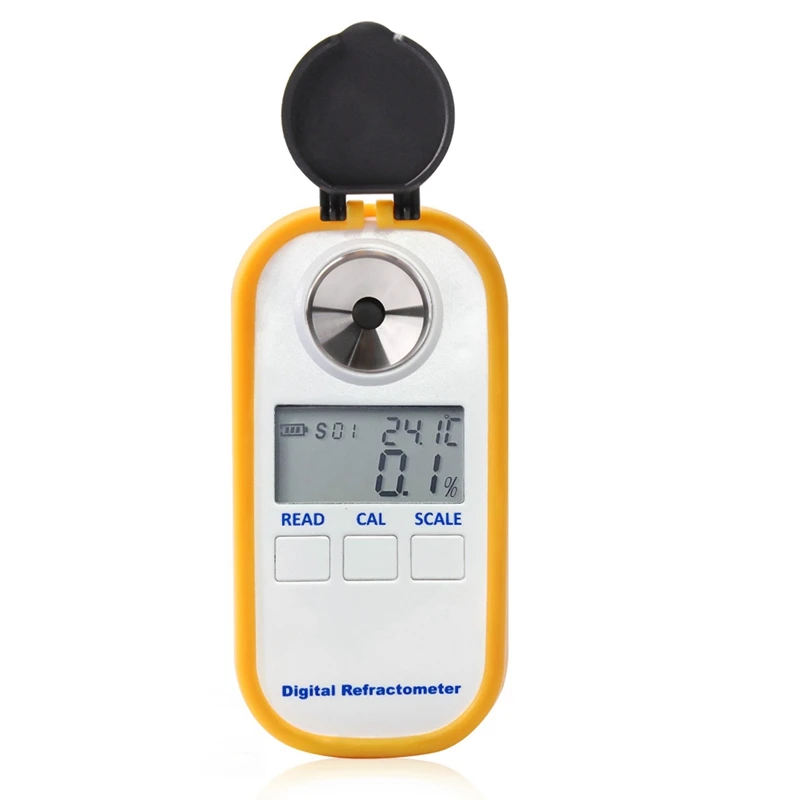Measurement Instrument DR301 Portable Digital Honey Refractometer 4-In-1 Brix/Water/Be'/Refractive Tester Digital Refractometer
Measurement Instrument DR301 Portable Digital Honey Refractometer 4-In-1 Brix/Water/Be'/Refractive Tester Digital Refractometer