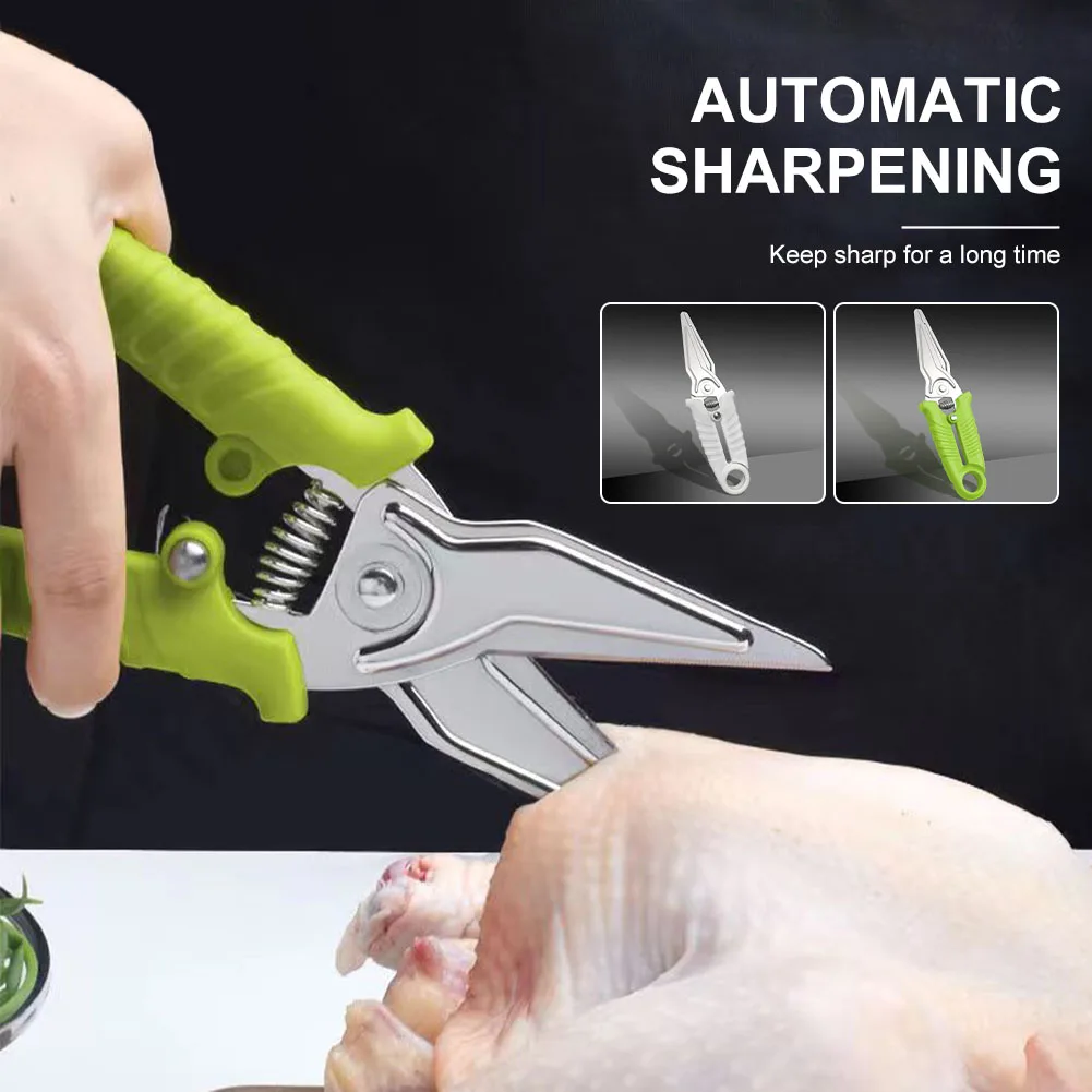 Multifunctional Kitchen Scissors Stainless Steel Food Scissors Chicken Bone Meat Fishing Vegetables Shears Cutter Kitchen Tools
Multifunctional Kitchen Scissors Stainless Steel Food Scissors Chicken Bone Meat Fishing Vegetables Shears Cutter Kitchen Tools