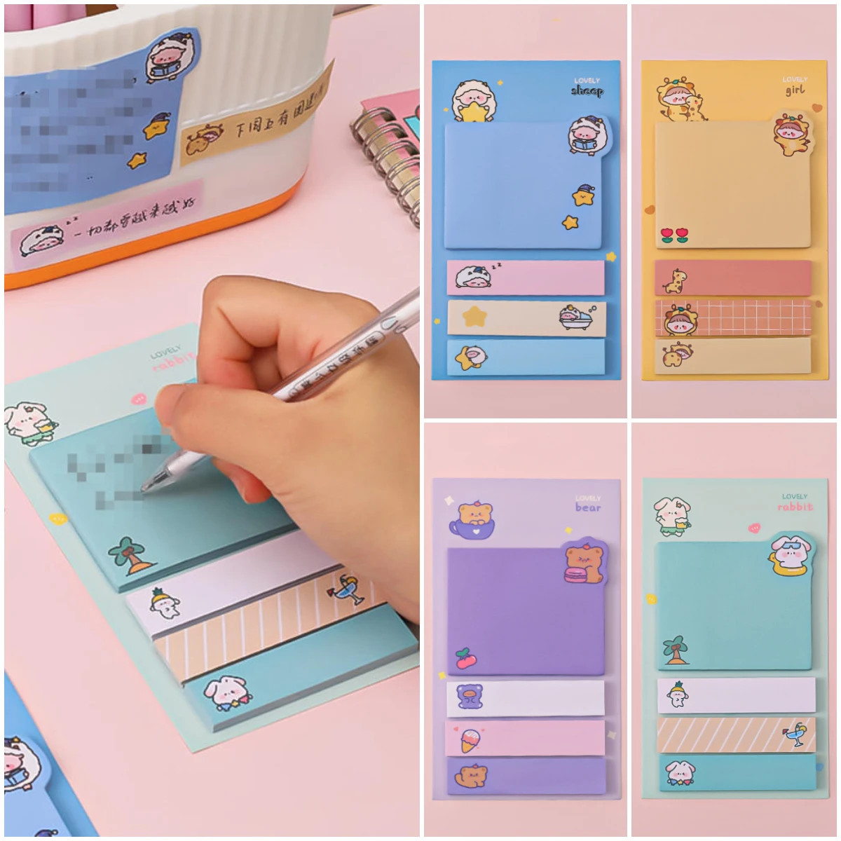 80 Sheets Cartoon Index Sticker Cute Stationery Memo Pads Diy Scrapbook Sticker Dairy Decoration Student Sticker Notes
80 Sheets Cartoon Index Sticker Cute Stationery Memo Pads Diy Scrapbook Sticker Dairy Decoration Student Sticker Notes