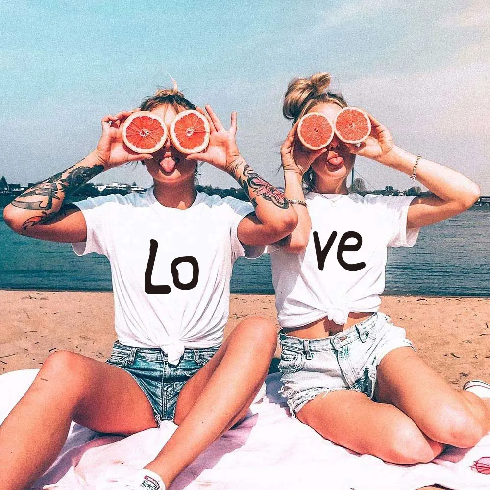 T-shirts for Love Short Sleeve Summer Women's T-shirt My Sister's Love Women's T-shirt Black White Cotton T-shirt
T-shirts for Love Short Sleeve Summer Women's T-shirt My Sister's Love Women's T-shirt Black White Cotton T-shirt