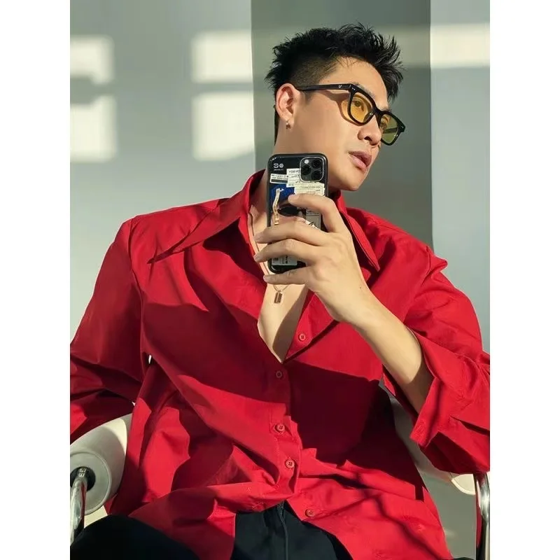 2022 Men's Fashion Trend Long Sleeved Solid Color Shirts Loose Casual Lapel Collar Casual Multicolor Clothes Shirts Size M-2XL
2022 Men's Fashion Trend Long Sleeved Solid Color Shirts Loose Casual Lapel Collar Casual Multicolor Clothes Shirts Size M-2XL