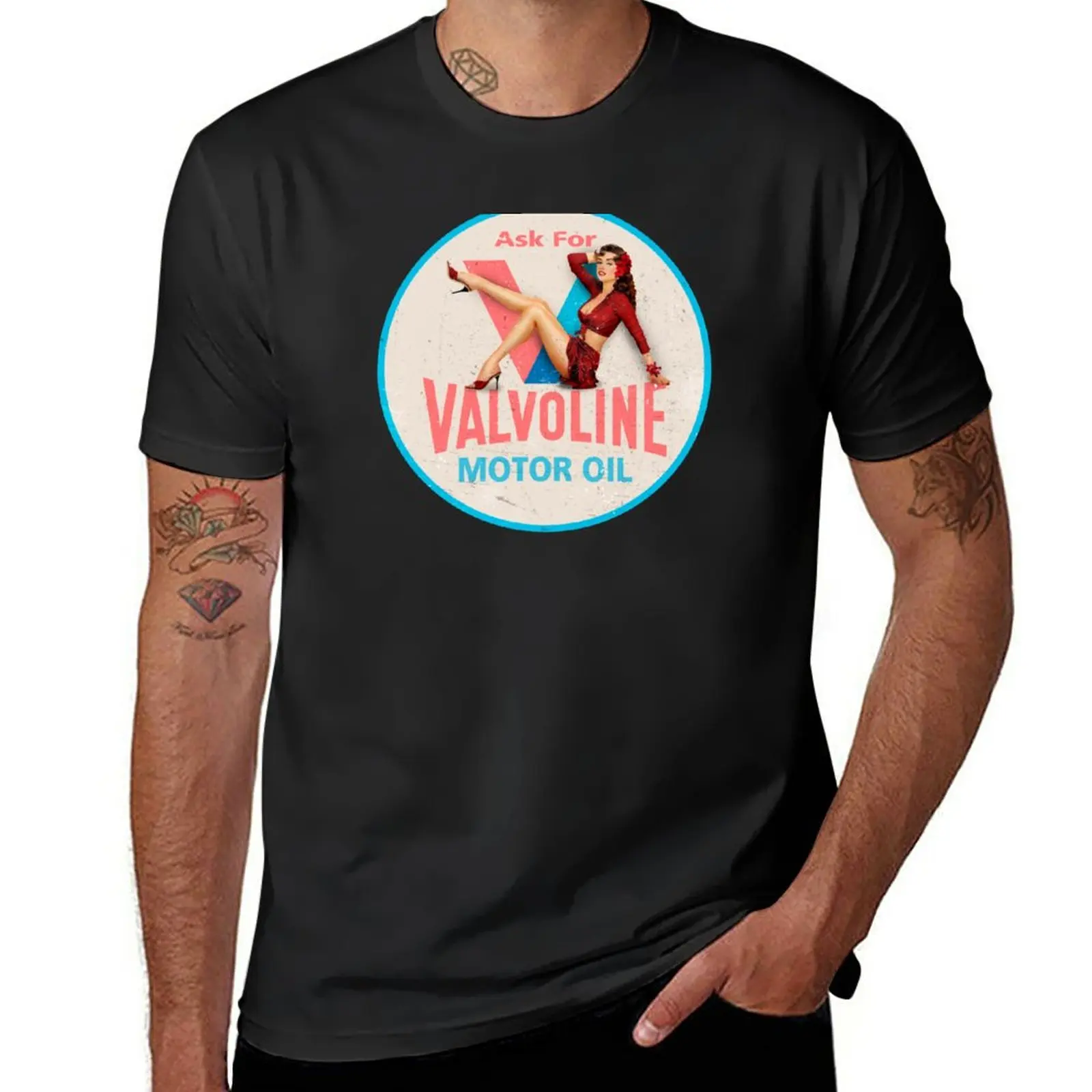 New Valvoline pin up vintage sign T-Shirt summer top graphics t shirt mens tall t shirts
New Valvoline pin up vintage sign T-Shirt summer top graphics t shirt mens tall t shirts