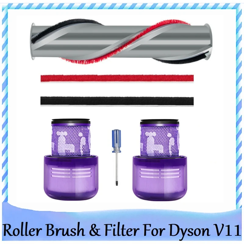 Набор запасных частей для Dyson V11, беспроводной пылесос с роликовой щеткой, мягкие плюшевые полоски, моющийся Hepa-фильтр
Набор запасных частей для Dyson V11, беспроводной пылесос с роликовой щеткой, мягкие плюшевые полоски, моющийся Hepa-фильтр