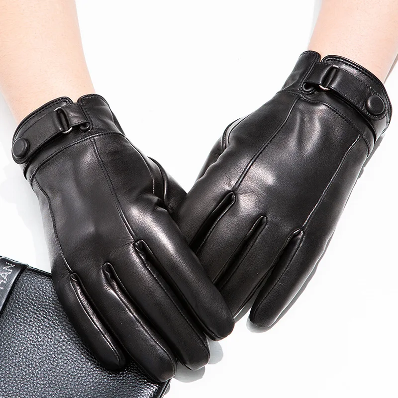 Winter Windproof Goatskin Leather Glove Kepp Warm Motorcycle Cycling Touch Screen Gloves Velvet PKXH-066
Winter Windproof Goatskin Leather Glove Kepp Warm Motorcycle Cycling Touch Screen Gloves Velvet PKXH-066