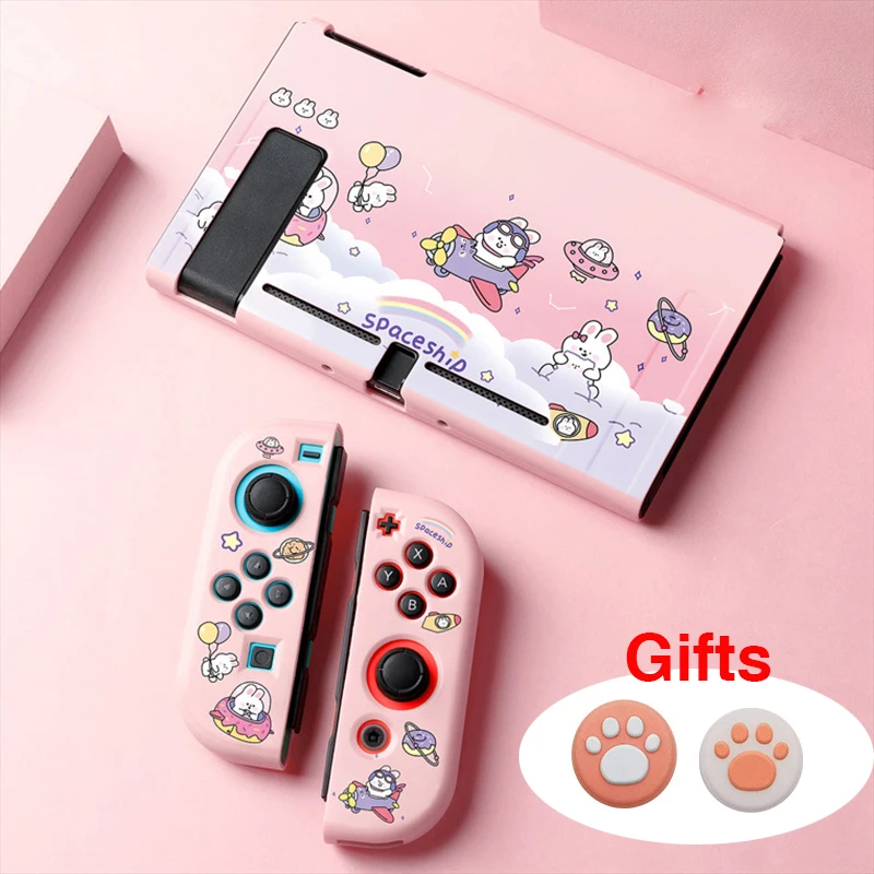 Cute Rabbit Bear Pink TPU Soft Protective Case For Nintendo Switch Accessories NS Joycon Game Console Cover For Nintendo Switch
Cute Rabbit Bear Pink TPU Soft Protective Case For Nintendo Switch Accessories NS Joycon Game Console Cover For Nintendo Switch