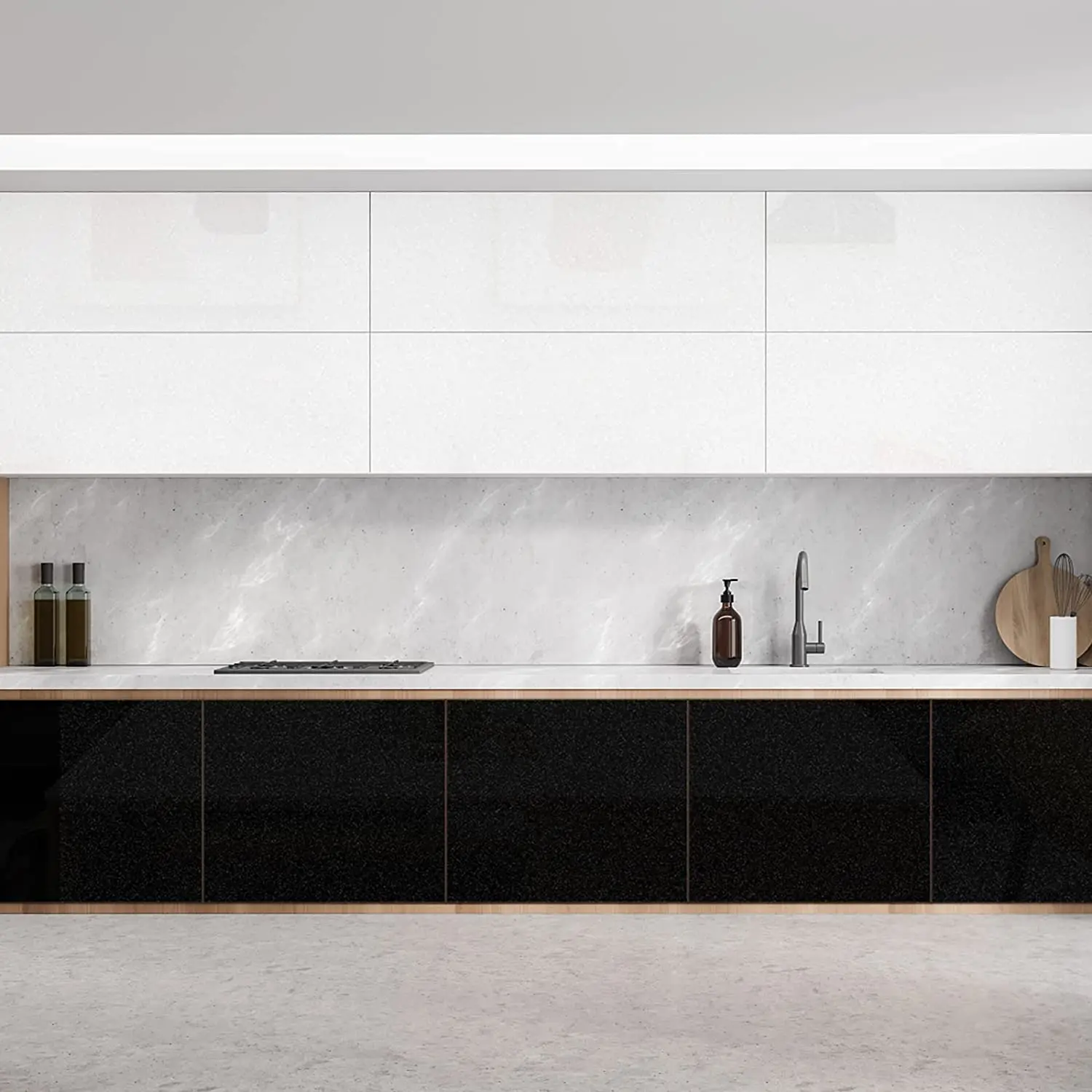 Kitchen Waterproof Moisture-Proof Film Stove Oil-Proof Self-Adhesive Wallpaper Countertop Cabinet Renovation Tile Marble Sticker
Kitchen Waterproof Moisture-Proof Film Stove Oil-Proof Self-Adhesive Wallpaper Countertop Cabinet Renovation Tile Marble Sticker