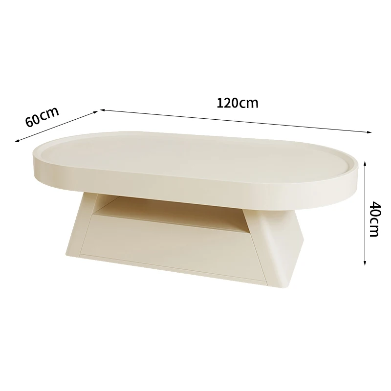 Coffee Table Cream Style French Simplicity Modern TV Cabinet Unit Household Oval Table
Coffee Table Cream Style French Simplicity Modern TV Cabinet Unit Household Oval Table