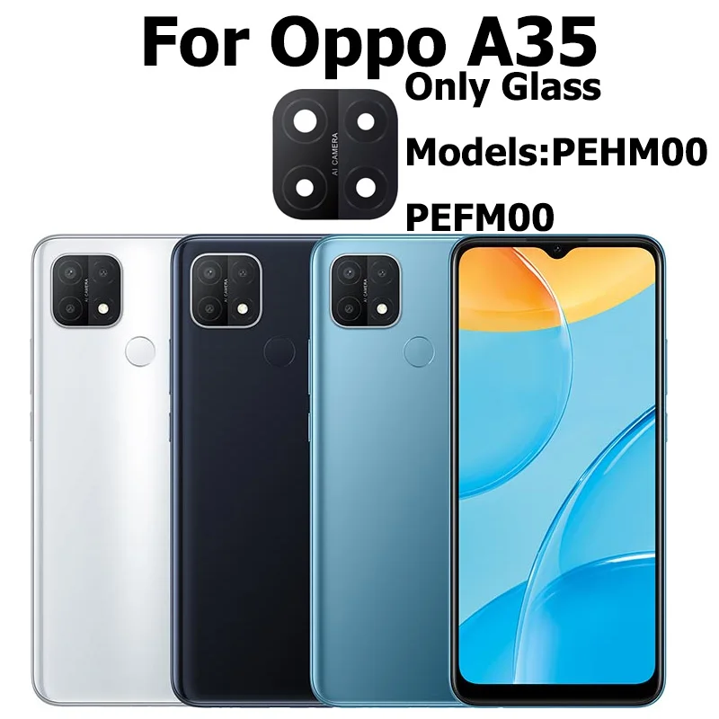 Rear Camera For Oppo A35 A15 A15s Back Camera Glass Lens With Glue Sticker CPH2179 CPH2185 PEHM00 PEFM00
Rear Camera For Oppo A35 A15 A15s Back Camera Glass Lens With Glue Sticker CPH2179 CPH2185 PEHM00 PEFM00